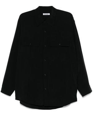 Attachment Long-Sleeve Shirt - Black