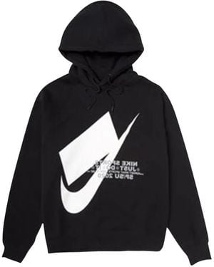 Nike Logo-Print Hoodie - Black