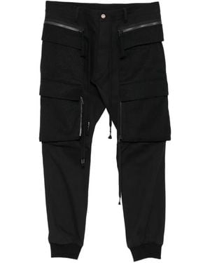 D HYGEN Jacquard Cargo Trousers - Black