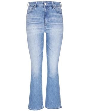 AG Jeans Vaqueros Acampanados Farrah Con Efecto Degradado - Azul