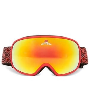 CASABLANCA Monogram-Strap Ski Goggles - Yellow