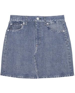 Rag & Bone Pocket Mini Skirt - Blue