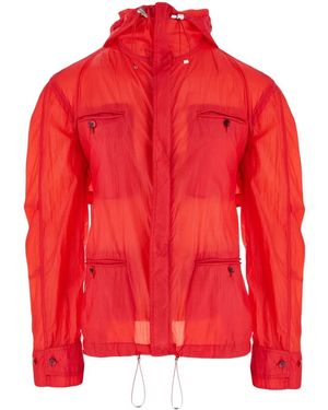 Ferragamo Techno Fabric Jacket - Red