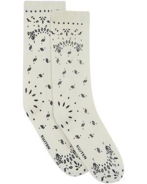 Kujten Sig Bandana 靴下 - ホワイト