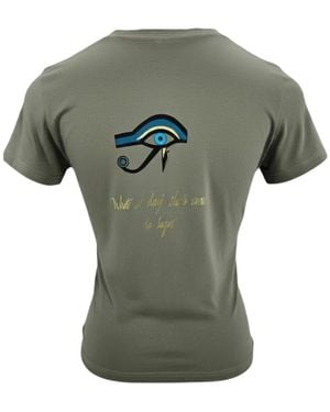 Madison Maison Eye Of Horus T-Shirt - Grey