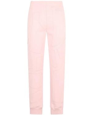 Moschino Patch-Detail Track Pants - Pink
