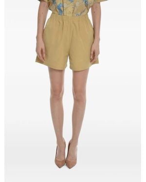 Samsøe & Samsøe Maren Elasticated-Waist Shorts - Natural