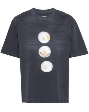 Feng Chen Wang T-Shirt Con Stampa Fotografica - Blu
