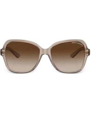 ARMANI EXCHANGE Oversize-Frame Sunglasses - Brown