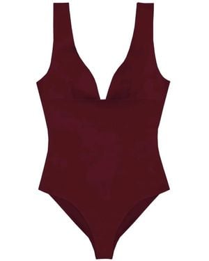 MC2 Saint Barth Calliope Heat-Sealed One-Piece Swimsuit - Red