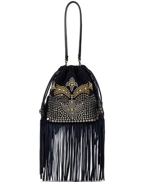 Etro Kleine Kalispera Beuteltasche Mit Nieten - Schwarz