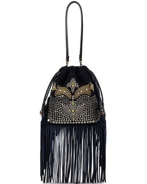 Etro Kleine Kalispera Beuteltasche Mit Nieten - Schwarz