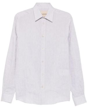 Valentino Garavani Long-Sleeve Button-Down Shirt - White