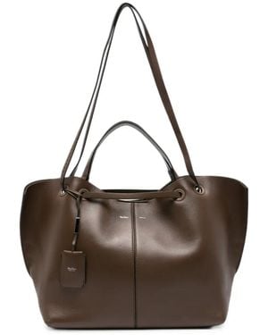 Max Mara Handtasche Aus Leder - Braun