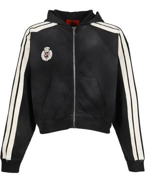 424 Zip-Up Hoodie - Black