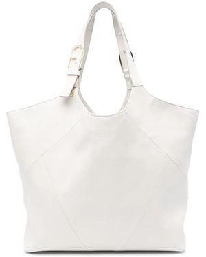 Furla Giove レザーハンドバッグ - ホワイト