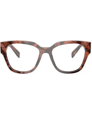 Prada Cat-Eye-Brille - Braun