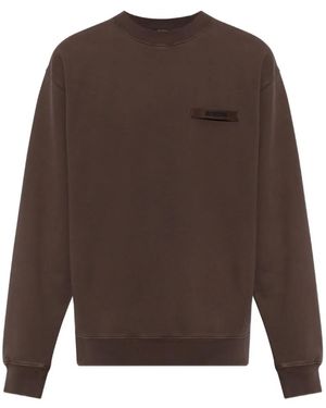 Jacquemus Crew Neck Sweatshirt - Brown