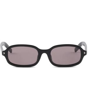 Prada Sunglasses With The Iconic Metal Plaque - Black