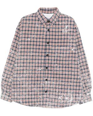 LC23 Camicia A Quadri - Grigio