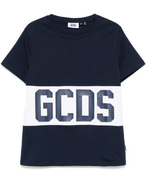 Gcds Band Logo T-Shirt - Blue