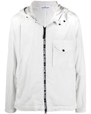 Stone Island フーデッド ジャケット - グレー