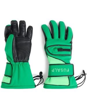 Fusalp Logo-Print Gloves - Green