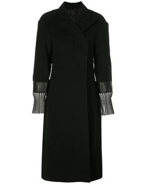 Ellery Oversized Midi Coat - Black