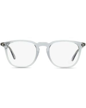 Moncler Translucent Wayfarer-Frame Glasses - Natural