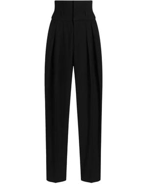 Dolce & Gabbana Pantalon À Fines Rayures - Black