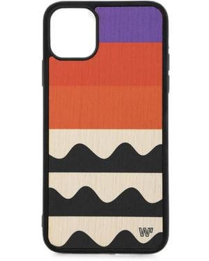 Wood'd Coque D'Iphone 11 À Motif De Vagues - Bleu
