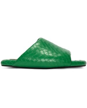 Simon Miller Woven-Design Bubble Slides - Green