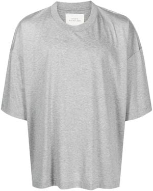 Studio Nicholson Oversize-Cut Cotton T-Shirt - Gray