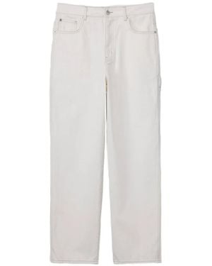 DUNST Carpenter Trousers - White