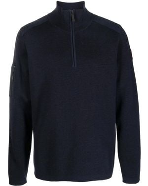 Canada Goose Sweat Stormont À Col Zippé - Bleu
