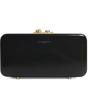 Gianvito Rossi Vali Clutch Bag - Black