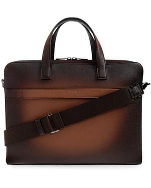Ferragamo Aktentasche Mit Farbverlauf-Effekt - Braun