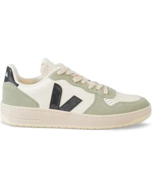 Veja V-10 Low-Top Trainers - White