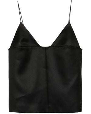 Brandon Maxwell Bridges Tank Top - Black
