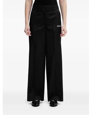 Off-White c/o Virgil Abloh Wide-Leg Trousers - Black