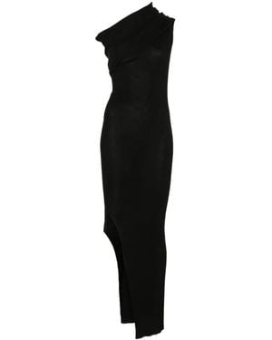 Rick Owens Athena One-Shoulder Dress - Black