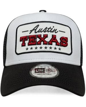 KTZ Austin Texas-Patch Mesh-Panel Trucker Hat - White