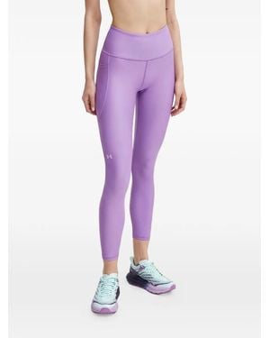 Under Armour Logo-Detail Leggings - Purple