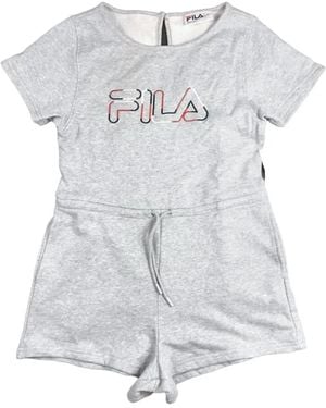 Fila Playsuit Mit Logo-Detail - Weiß