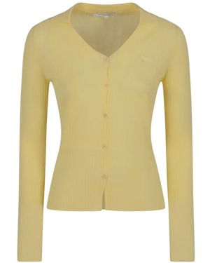 Maison Kitsuné Buttoned Cardigan - Yellow