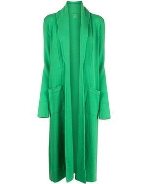 Teddy Cashmere Offener Venezia Kaschmircardigan - Grün