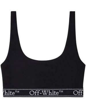 Off-White c/o Virgil Abloh Off "Bra de sport avec un groupe de marque" - Noir