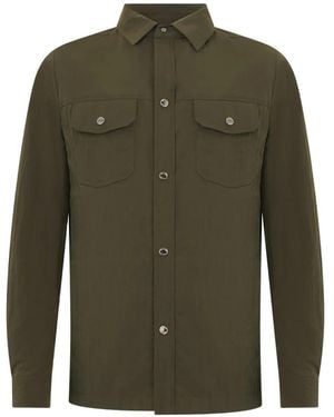Moorer Atlas Button-Up Jacket - Green