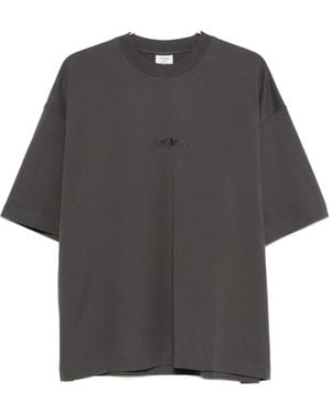 Vetements T-Shirt À Logo - Gris