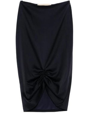 Valentino Garavani Ruched Skirt - Black